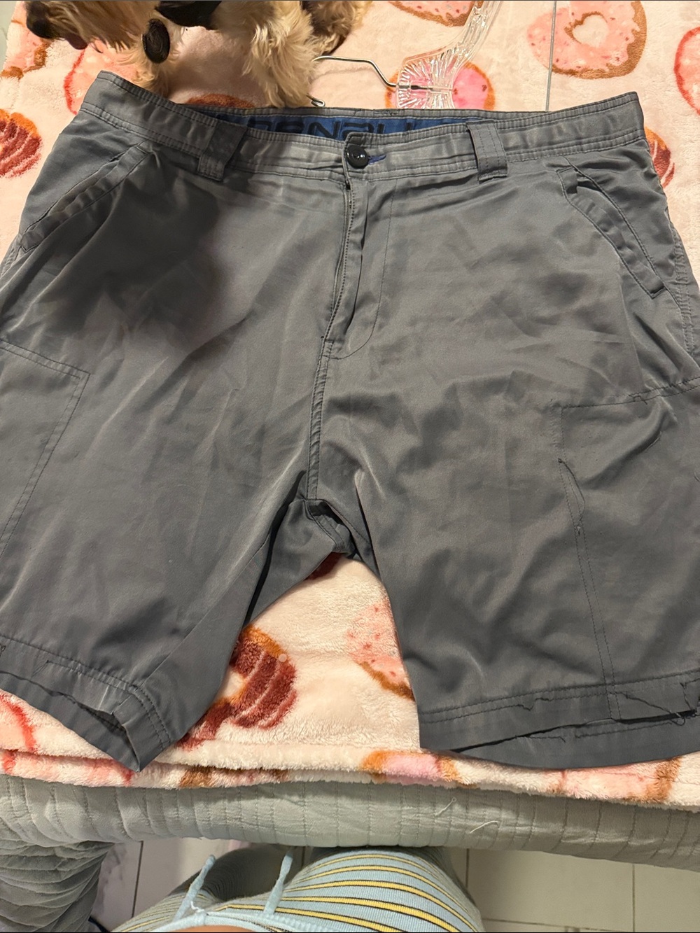 Men's Gray Hybrid Active Shorts - Lightweight Everyday Performance
